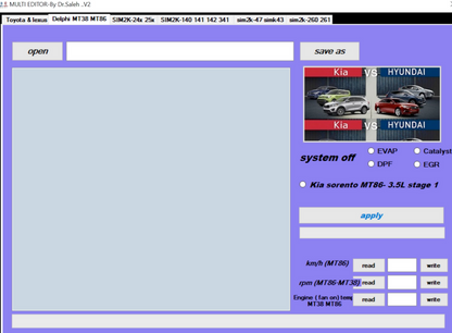 Multi Editor V2.0 (EGR, DPF, FAP) DOSTĘP NA ZAWSZE WSZYSTKIE JĘZYKI