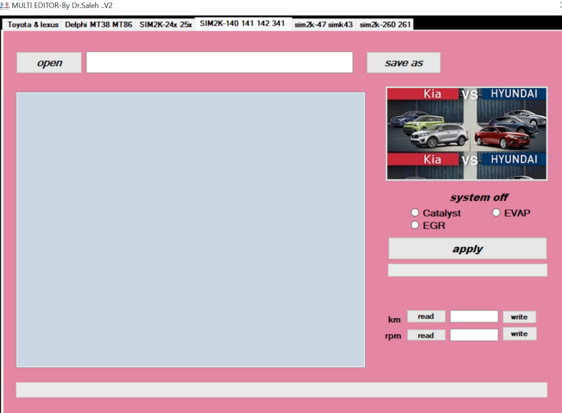 Multi Editor V2.0 (EGR, DPF, FAP) DOSTĘP NA ZAWSZE WSZYSTKIE JĘZYKI