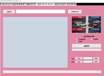 Multi Editor V2.0 (EGR, DPF, FAP) DOSTĘP NA ZAWSZE WSZYSTKIE JĘZYKI