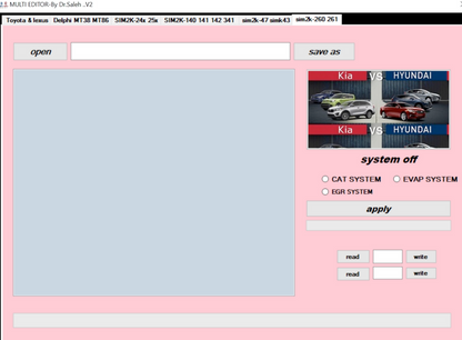 Multi Editor V2.0 (EGR, DPF, FAP) DOSTĘP NA ZAWSZE WSZYSTKIE JĘZYKI