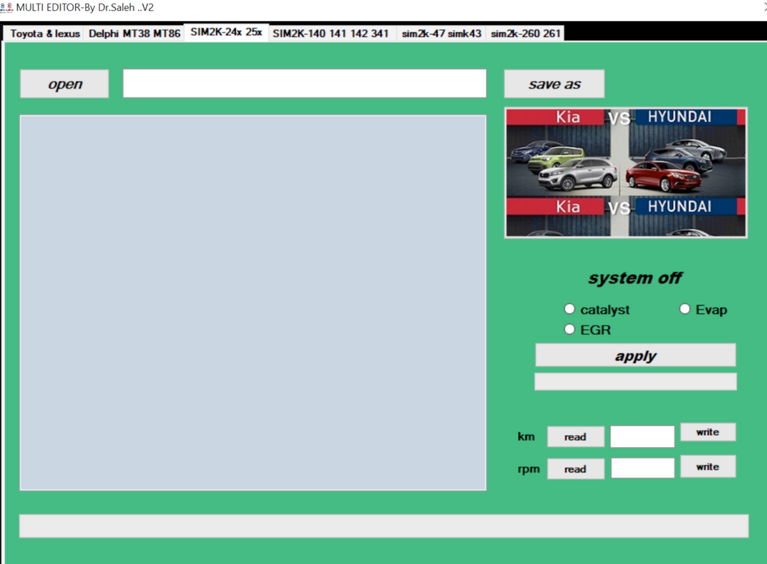 Multi Editor V2.0 (EGR, DPF, FAP) DOSTĘP NA ZAWSZE WSZYSTKIE JĘZYKI